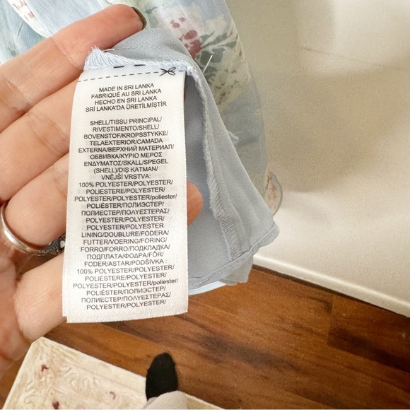 Lauren Ralph Lauren Janevra Chiffon Dress Tiered Size 6 - Picture 10 of 10